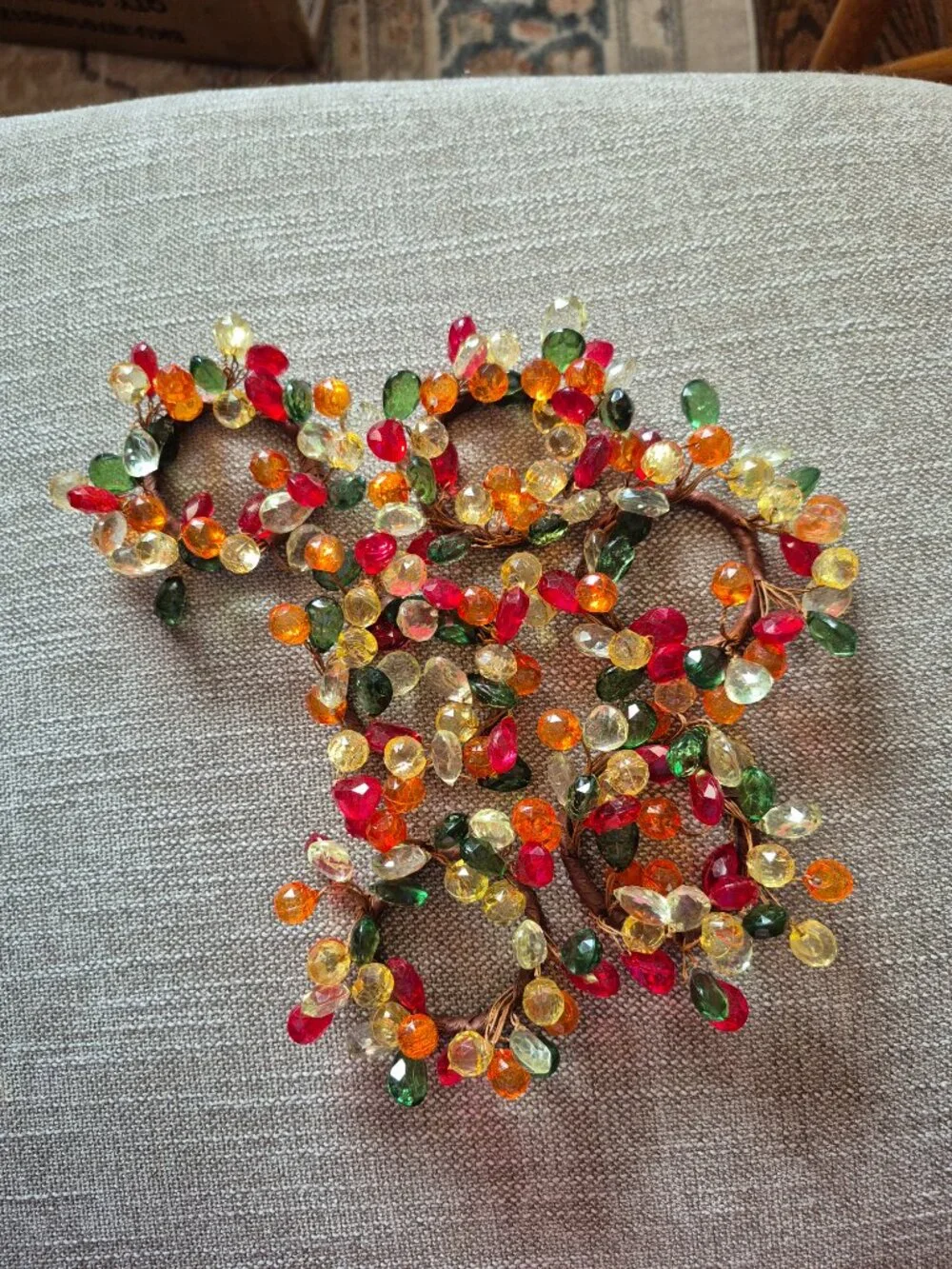6 fall color pier 1 napkin holders